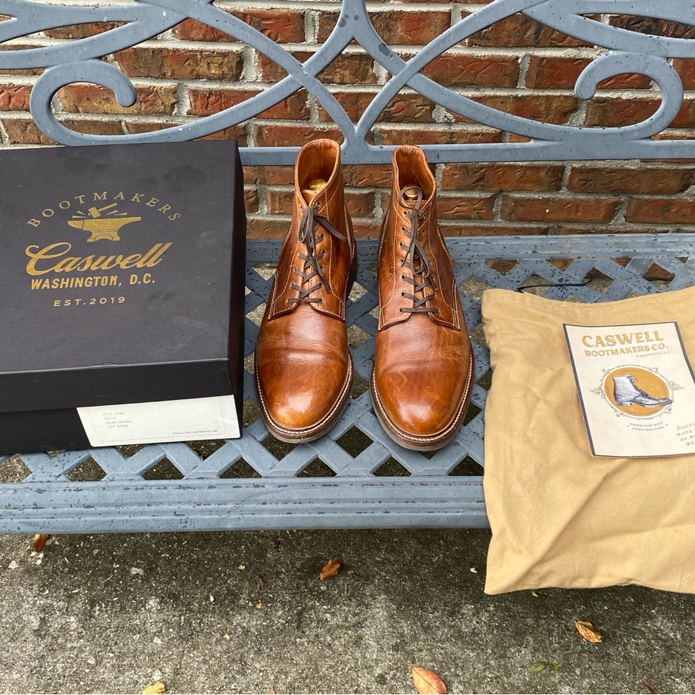 Goodyear welted Caswell Bootmakers boots 12D